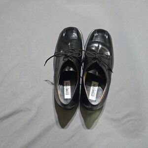 Dimitri Oxford Shoes Mens 10.5 M Black Leather Made in Italy Lace Up Dress Shoes